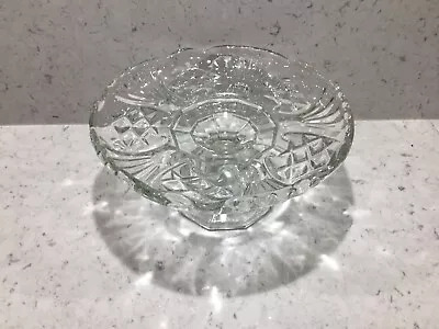Buy Art Deco Glass Pedestal Cake Stand. Perfect Size For Shop Purchased Cakes C 1930 • 12£