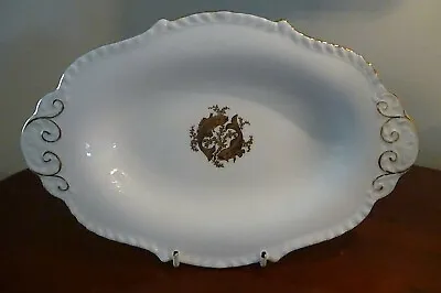 Buy Royal Tuscan English Fine Bone China 10.5  Oval Dish - Gold Fish Pattern- VGC • 12.99£