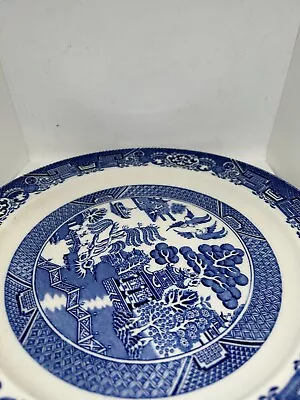 Buy Willows Woods Ware Blue & White Oriental Plate Dish 10  Decorative Dish #LH • 3.25£