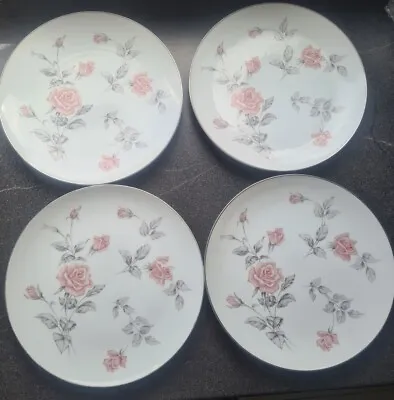 Buy Noritake Vintage China, 4 Dinner Plates  27cm Roseglen 5601 • 15£