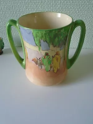 Buy Antique 1912 ROYAL DOULTON TUNIS TWO HANDLED VASE 5.75  Tall • 5.75£