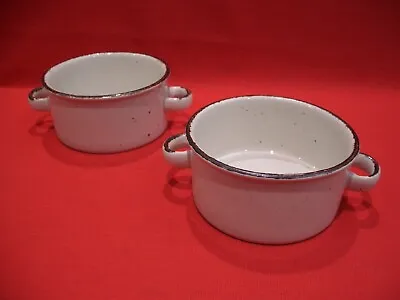 Buy 2 X Vintage Midwinter Stonehenge ~ Creation ~ Speckled Eared Soup Bowls (a) • 20£