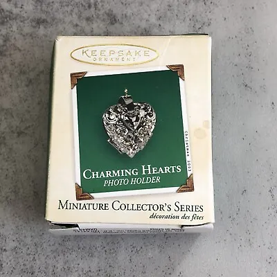 Buy Hallmark Keepsake 2003 “Charming Hearts” Miniature-Die Cast Ornament • 11.36£