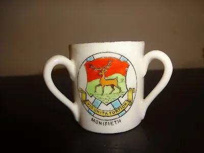 Buy Vintage Gemma Crested China Three Handled Cup -  Monifieth Crest  • 4.99£