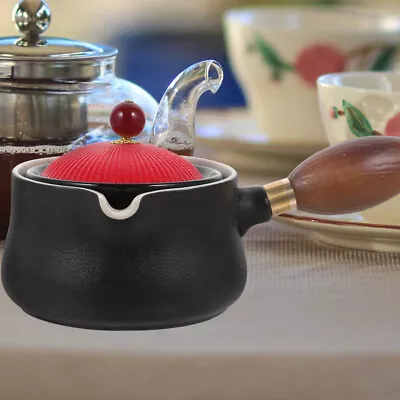 Buy Loose Tea Ceramic Pot Large Capacity Teapot With Side Handle Rotation • 21.99£