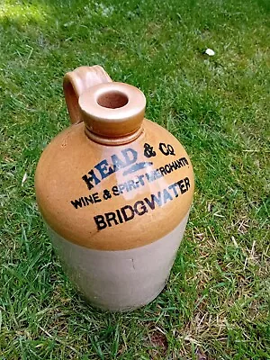 Buy Vintage Stoneware Flagon From Head & Co Bridgewater. • 35£