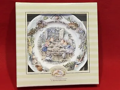 Buy Rare Brambly Hedge Royal Doulton DINING BY THE SEA Plate 16cm Sea Story Figure • 59.99£