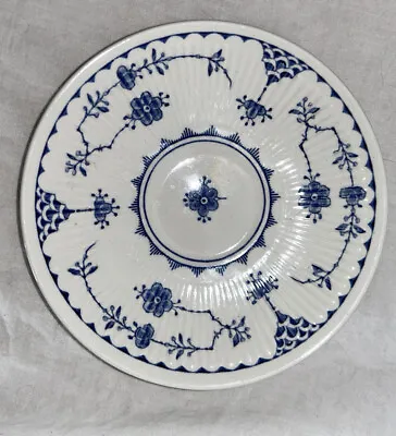 Buy Vintage Furnivals Limited Blue Denmark Saucer Plate 5.5  Fluted Lace • 9.47£