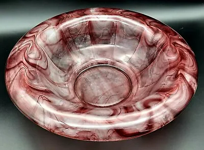 Buy Very Large Vintage 12.6  George Davidson Cloud Glass Footed Centrepiece Bowl Vgc • 27.95£