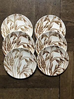 Buy English Ironstone Tableware Ltd Staffordshire Hand Engraved Wheat Coasters 11cm • 12£