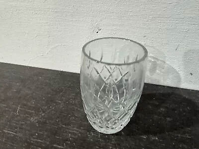 Buy Vintage Cut Glass Clear Vase • 2.56£