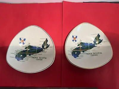 Buy Nova Scotia Canada Lord Nelson Pottery England Round Triangular 2 Items • 5£