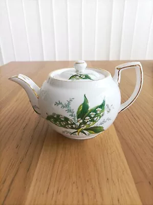Buy Vintage Hammersley & Co  Lily Of The Valley  0.75 Pint Tea Pot  • 9.99£