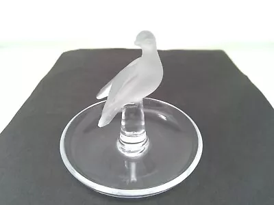 Buy Lalique France Crystal Dove Ring Trinket Dish • 43.21£