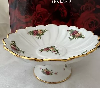 Buy Royal Albert Doulton Old Country Roses Candy Condiment Bowl Stand • 56.53£