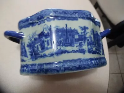 Buy Vintage  Victoria Ware Ironstone Blue & White Planter Maybe Nice • 34.11£