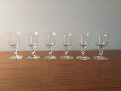 Buy Vintage Baccarat Small Aperitif Glasses 9cms Tall • 95£