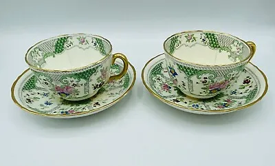 Buy Adderley Bone China Teacup And Saucer Floral Pattern. Lot Of 2 • 28.45£