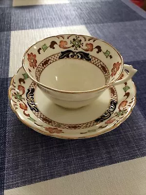 Buy Plant Tuscan Cup And Saucer Very Pretty Open Shaped Cups Cream China • 6.20£