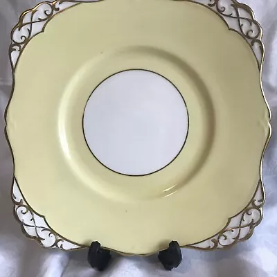 Buy Tuscan Fine English Bone China Cake Sandwich Plate Yellow  • 8£