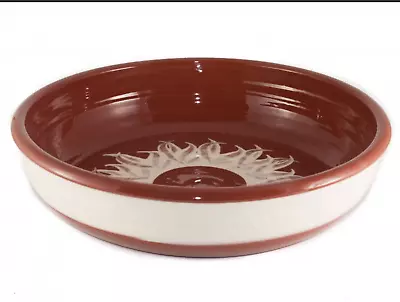 Buy CLEY CERAMIC TRAY  HAND MADE AMAZING COOKWARE-BEAUTIFUL ROUND CERAMIC TRAY 32cm. • 28.99£