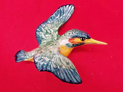 Buy BESWICK Kingfisher 729/3 Vintage Gloss Small Wall Plaque • 19.99£