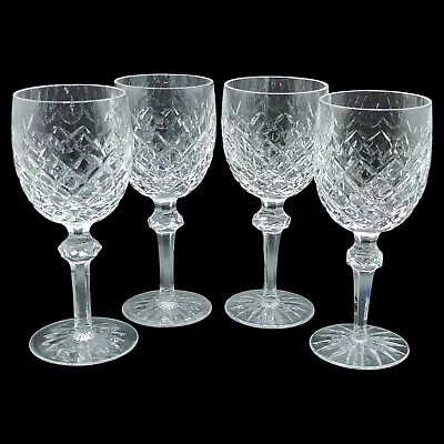 Buy Waterford Crystal Powerscourt Wine Glasses Goblets X 4 Glassware • 213.37£