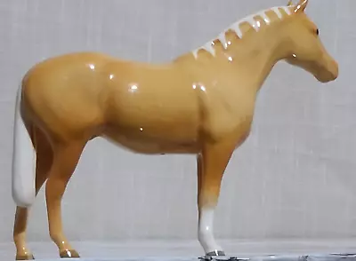 Buy Beswick Vintage Rare Palomino Gloss Thoroughbred  Stallion Horse No. 1992 • 85£