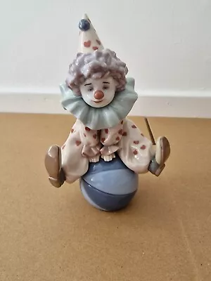 Buy Lladro  Having A Ball  Clown Figurine 5813 • 45£