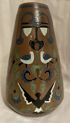 Buy Danish Art Nouveau Folk Art Pottery Vase • 18.50£
