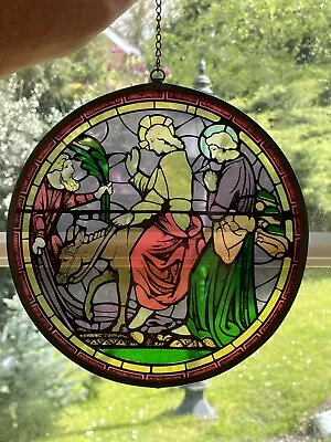 Buy Stained Glass Affect Plastic Window Hanging Soldered Lead Frame • 5.95£