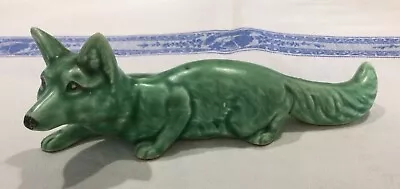 Buy Vintage Sylvac Green Crouching Stalking Fox Ceramic / Pottery  • 120£
