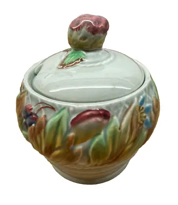 Buy Clarice Cliff Lidded Jam Honey Preserve Pot Newport Pottery C1930's • 38£