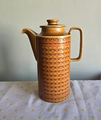 Buy Vintage Mid Century Hornsea Pottery Saffron Coffee Pot With Lid - 25cm • 12£