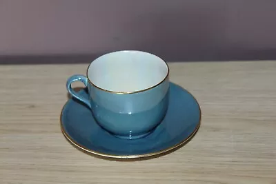Buy ANTIQUE W & R CARLTON WARE CUP AND SAUCER BLUE & GILDING C. Late 1920's • 8£