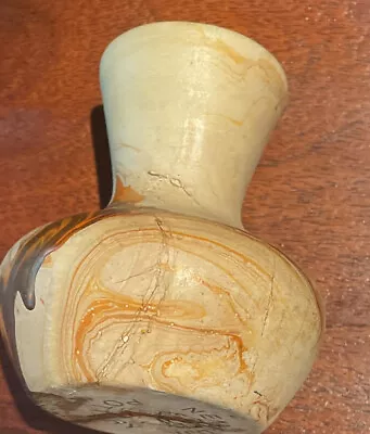Buy NEMADJI Swirl Small Pottery Vase Browns And Orange 3.75”. Native American.VTG. • 19.20£