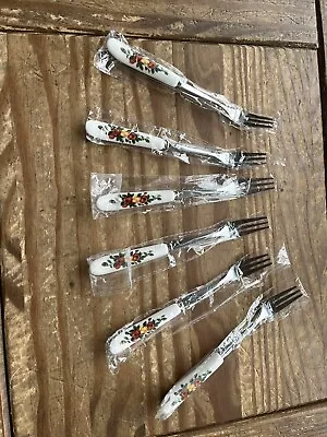 Buy 6 Cake / Dessert Forks Perfect  Match For  Royal Albert Old Country Roses   • 11.48£