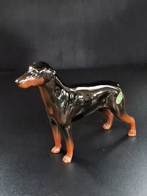 Buy Beswick  - Doberman Dog Figurine With Original Sticker 15cm Tall Great Condition • 14.99£