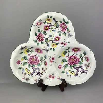Buy Old Foley Chinese Rose Three Compartment Dish - James Kent - Circa 1960's • 8£