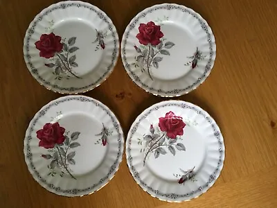 Buy Royal Stafford Roses To Remember 4 Side Plates • 5£