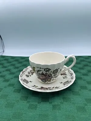 Buy Tea Cup And Saucer, Myott, Boquet Pattern, England, Gorgeous • 9.87£