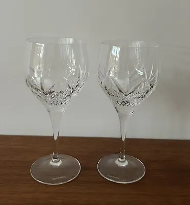 Buy Pair - Royal  Doulton  -“ASCOT “ - Crystal Wine Glasses • 38.50£