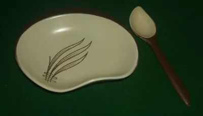Buy Carlton Ware Art Deco Handpainted Dish And Spoon • 6.99£
