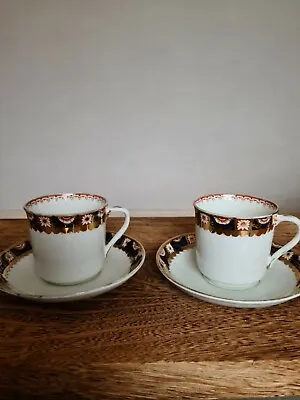 Buy Vintage China Saucers Cups  Queen's G W & Sons Set Of 2  • 5£