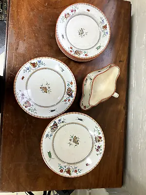 Buy Minton Dinner Service Set With A Bug And Floral Motif • 100£