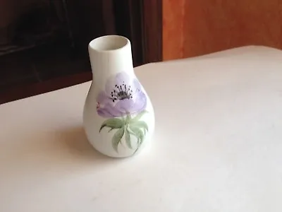 Buy Vintage Radford Pottery ~ Small Bud Vase ~ Red And Purple Anemones ~ Signed  • 18.99£