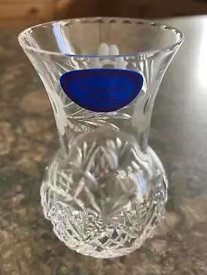 Buy Hand Cut Lead Bud Vase  Mayflower Crystal Vintage Glass Ware • 3.99£