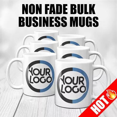 Buy Business Branded Printed Mug-Any,Logo,name Or Text-Bulk Buy From £1.50ea • 7.49£