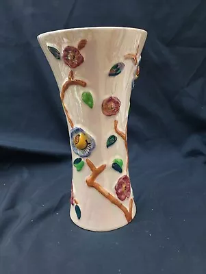 Buy Beautiful Vintage Woods Lustreware 1950's Hand Painted Vase. • 16.99£