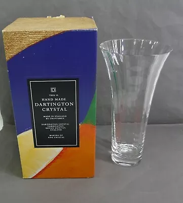 Buy Dartington Crystal Glass Selina Vase 28cm - Thames Hospice • 12£